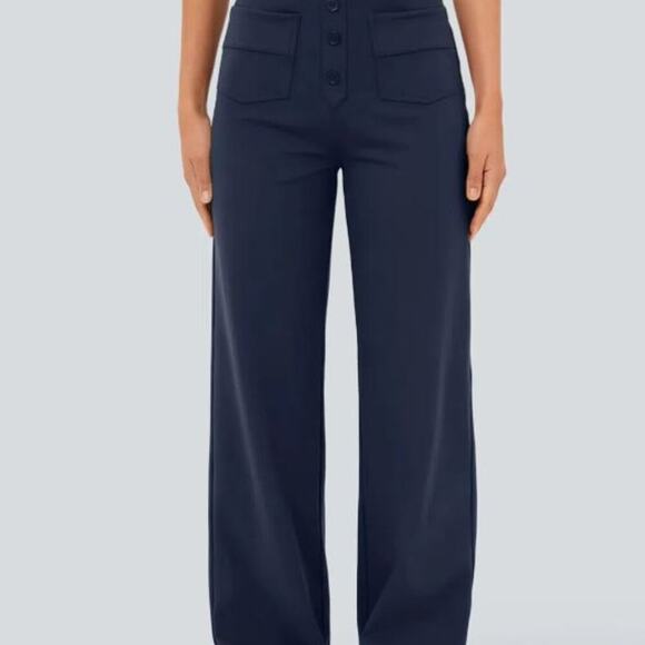 HALARA Navy Straight Leg Pants - Picture 5 of 5